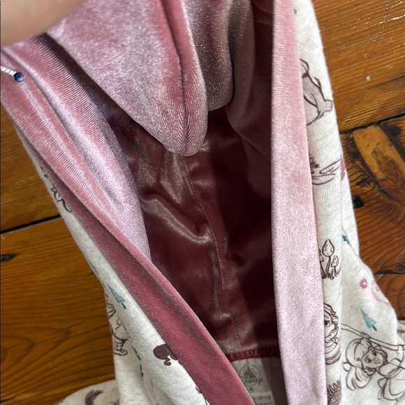Disney Womens Pink Jacket Hooded Zipped Princess Size XL - Picture 3 of 11